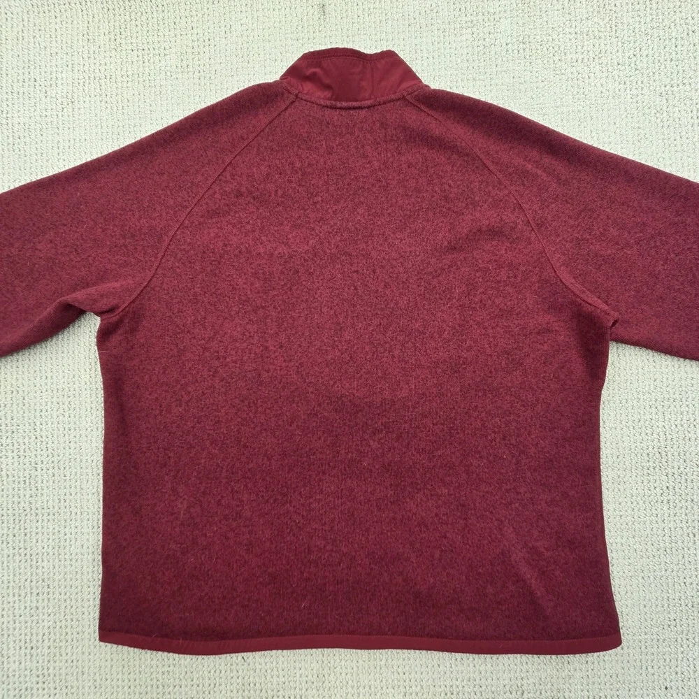 The North Face Gordon‎ Lyons 1/4 Zip Fleece Pullover Burgundy Heather Mens XXL